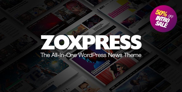 ZoxPress v1.09.0 - All-In-One WordPress News Theme