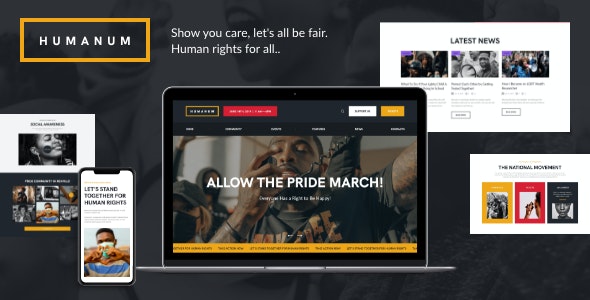 Humanum v1.0 - Human Rights WordPress Theme