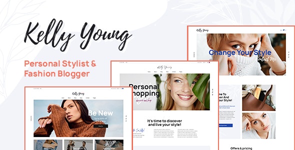 Kelly Young v1.0 - Personal Stylist WordPress Theme