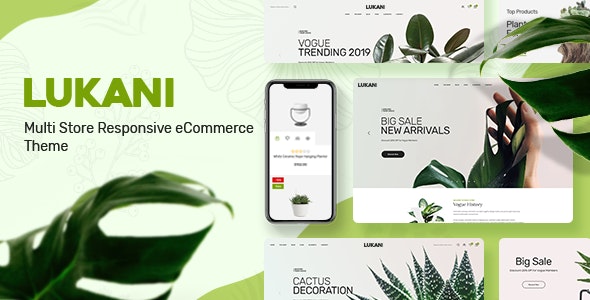 Lukani v1.0.8 - Plant Store Theme for WooCommerce WordPress