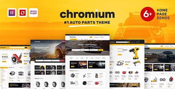 Chromium v1.3.16 - Auto Parts Shop WordPress Theme