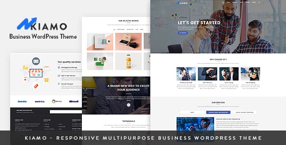 Kiamo v1.2.0 - Responsive Business Service WordPress Theme