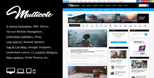 Multicote v2.4 - Magazine and WooCommerce WordPress Theme