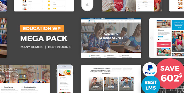 Education Pack v2.2 - Education Learning Theme WP