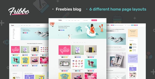 Fribbo v1.0.2 - Freebies Blog WordPress Theme