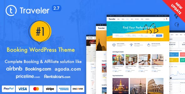 Traveler v2.9.0 - Travel Booking WordPress Theme