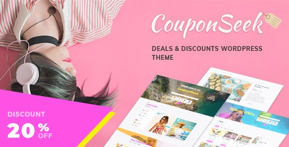 CouponSeek v1.1.5 - Deals & Discounts WordPress Theme