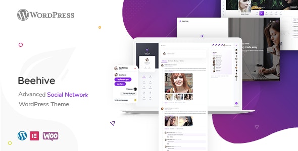 Beehive v1.2.7 - Social Network WordPress Theme