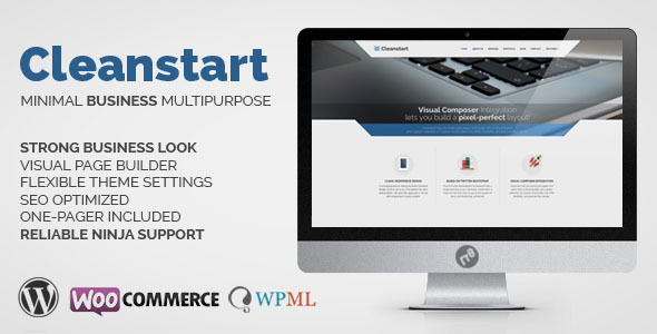 CLEANSTART v1.6.6 - Clean Multipurpose Business Theme