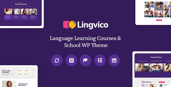 Lingvico v1.0.4 - Language Center & Training Courses WordPress Theme