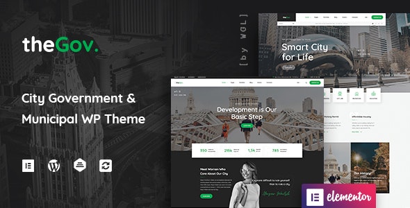 TheGov v1.1.3 - Municipal and Government WordPress Theme