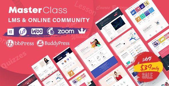 MasterClass v1.1.2 - LMS & Education WordPress Theme