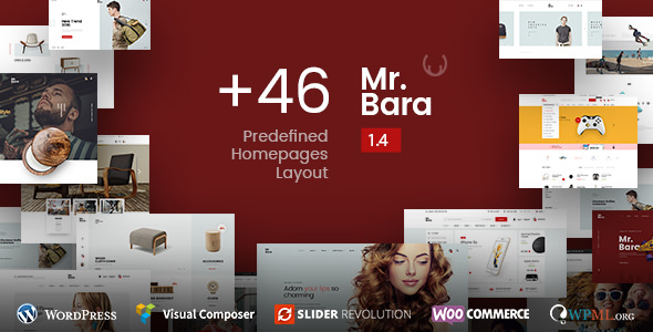 Mr.Bara v1.8.3 - Responsive Multi-Purpose eCommerce Theme