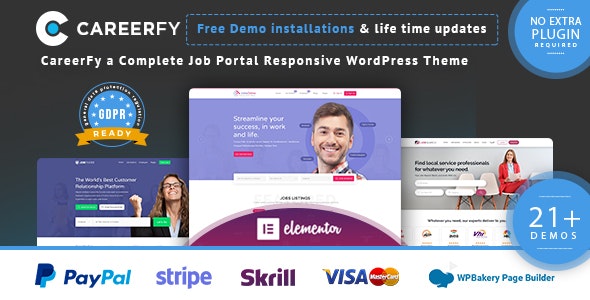 Careerfy v5.0.0 - Job Board WordPress Theme