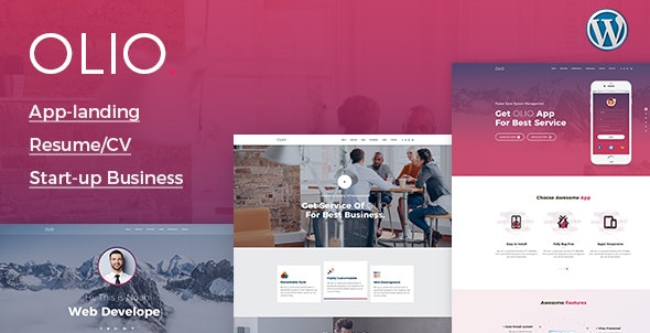 Olio v1.2 - One Page WordPress Theme