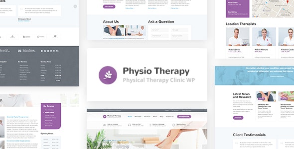 Physio v2.4.2 - Physical Therapy & Medical Clinic WP Theme