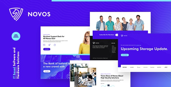 Novos v1.0.0 - IT Company & Digital Solutions WordPress Theme