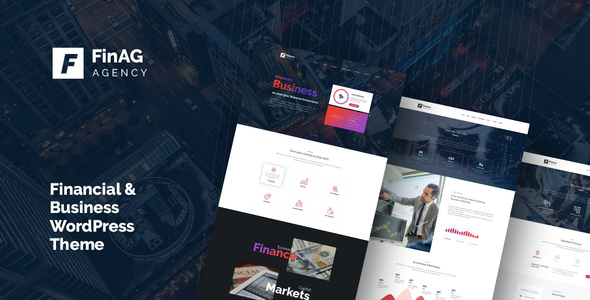 Finag v1.4.2 - Creative & Finance Agency WordPress Theme