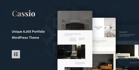 Cassio v2.3.0 - AJAX Portfolio WordPress Theme