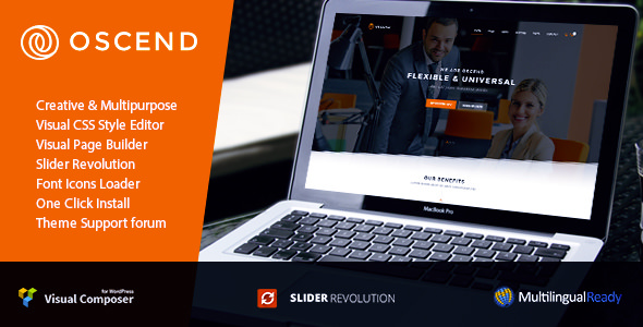 Oscend pluse v2.3.5 - WordPress Theme