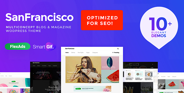 SanFrancisco v1.5 - MultiConcept Blog & Magazine WordPress Theme