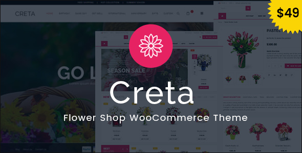 Creta v5.1 - Flower Shop WooCommerce WordPress Theme