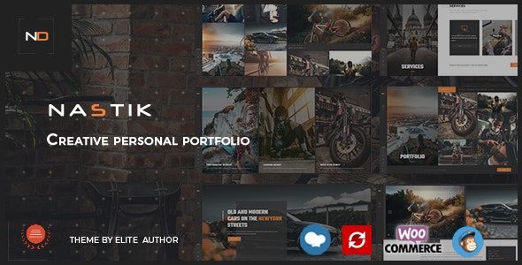 Nastik v3.3 - Creative Portfolio WordPress Theme