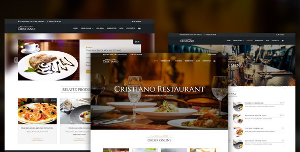 Cristiano Restaurant v3.9.2.9 - Cafe & Restaurant Theme