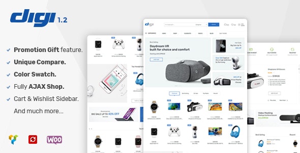 Digi v1.5.8 - Electronics Store WooCommerce Theme