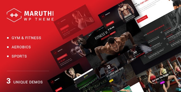 Maruthi Fitness v2.3 - Fitness Center WordPress Theme