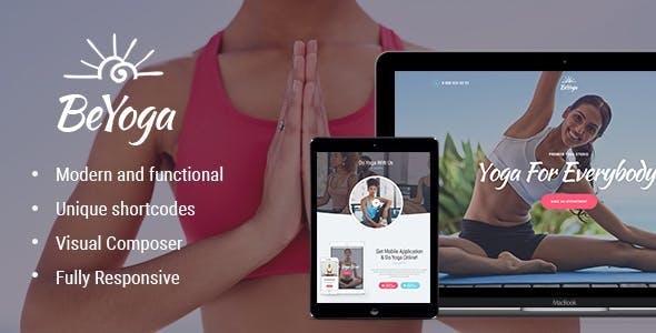 BeYoga v1.1.3 - Yogastudio & Gym WordPress Theme