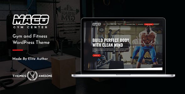 Maco v1.4 - Gym and Fitness WordPress Theme