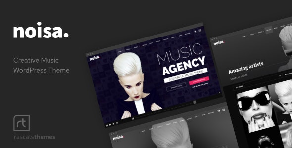 Noisa v2.5.5 - Music Producers, Bands &amp; Events Theme for WordPress