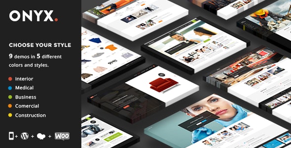 Onyx v3.3 - Multi-Concept Business Theme