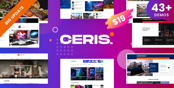 Ceris v2.6.1 - Magazine &amp; Blog WordPress Theme