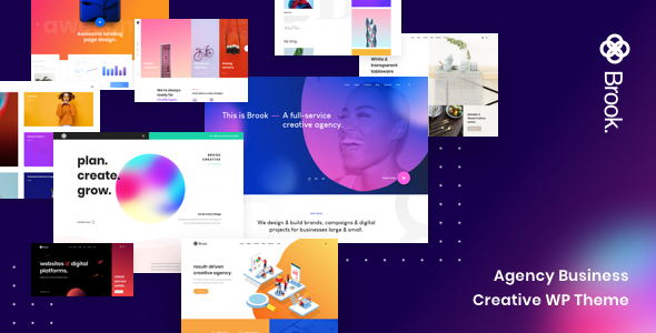 Brook v2.2.0 - Agency Business Creative WordPress Theme