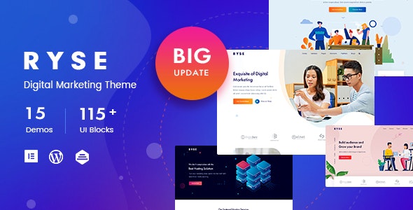 Ryse v3.0.0 - SEO &amp; Digital Marketing Theme