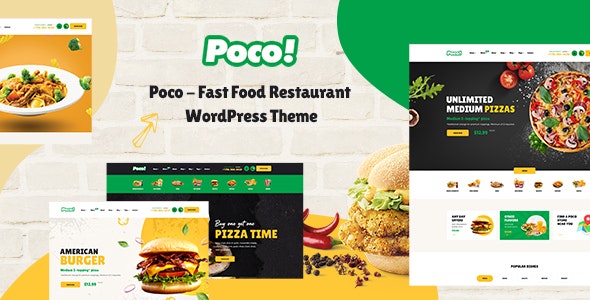 Poco v1.5.0 - Fast Food Restaurant WordPress Theme