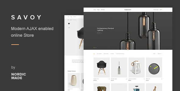 Savoy v2.5.5 - Minimalist AJAX WooCommerce Theme