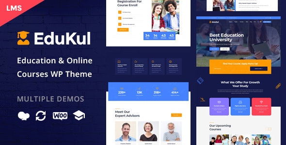 Edukul v1.11 - Online Courses WordPress Theme