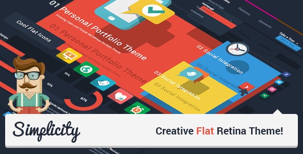 Simplicity v2.1 - Creative Flat Retina Theme