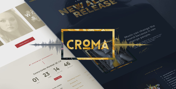 Croma v3.5.6 - Responsive Music WordPress Theme