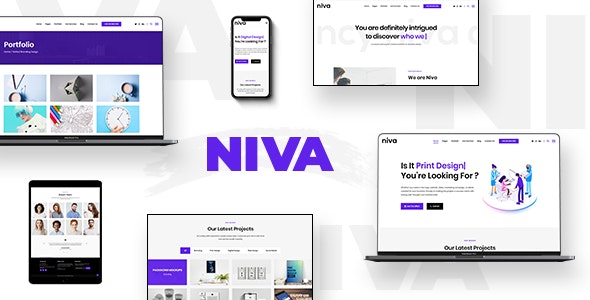 Niva v1.7.6 - Creative Agency &amp; Freelancer WordPress Theme