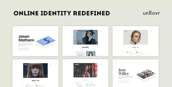 unRovr v1.1.2 - Animated vCard &amp; Resume WordPress Theme