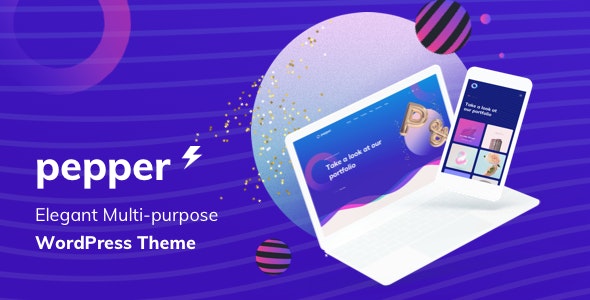 Pepper v1.5 - Elegant Multi Purpose WordPress Theme