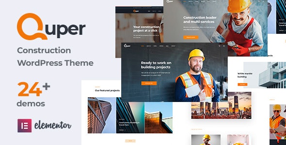 Quper v1.4 - Construction and Architecture WordPress Theme