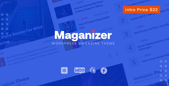 Maganizer v1.0 - Modern Magazine WordPress Theme