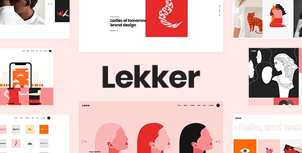 Lekker v1.1 - Portfolio WordPress Theme