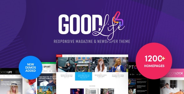 GoodLife v4.5.0 - Responsive Magazine Theme