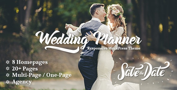 Wedding Planner v4.2 - Responsive WordPress Theme